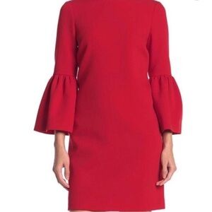 SuiStudio Vibrant Red Long Sleeve Dress. 
Purchased for Nordstrom. Worn once